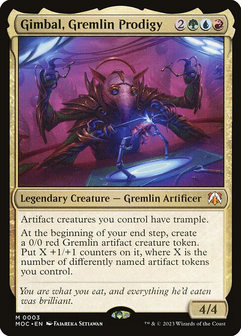 Gimbal, Gremlin Prodigy (3) [March of the Machine Commander]