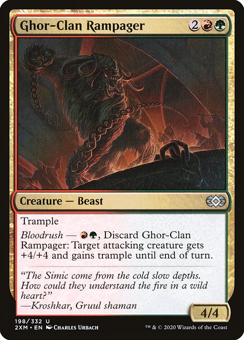 Ghor-Clan Rampager (198) [Double Masters]