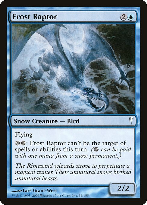 Frost Raptor (34) [Coldsnap]
