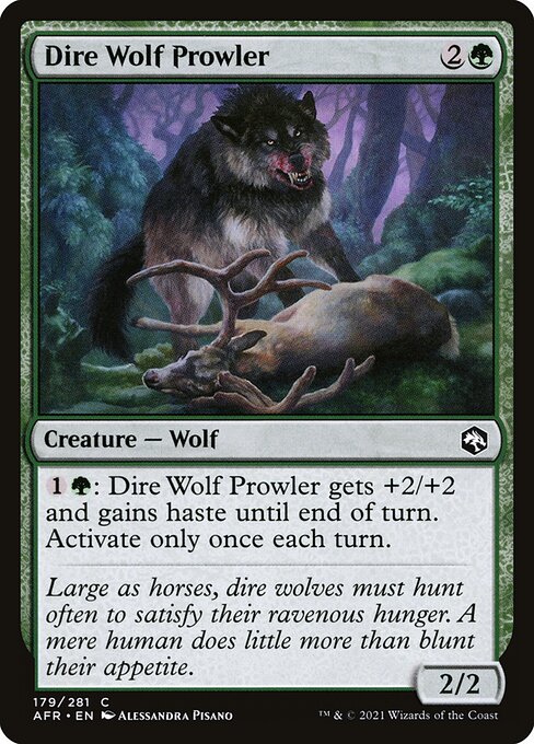 Dire Wolf Prowler (179) [Adventures in the Forgotten Realms]
