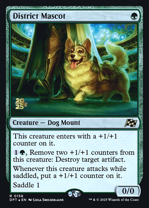District Mascot (158s) [Aetherdrift Promos]