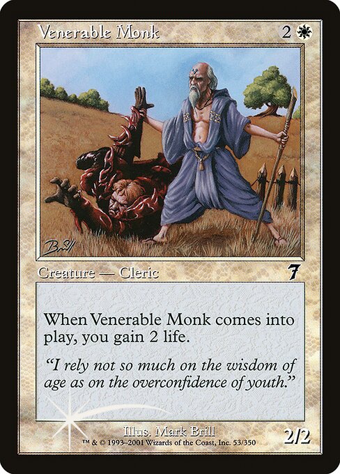 Venerable Monk (53★) [Seventh Edition]