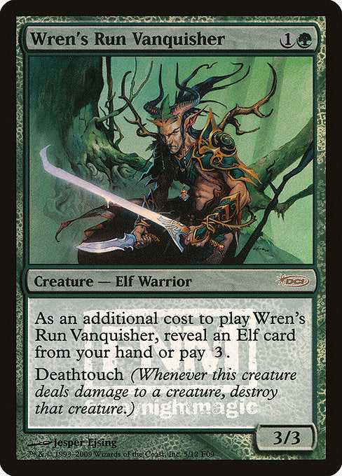 Wren's Run Vanquisher (5) [Friday Night Magic 2009]