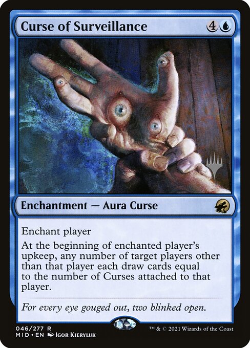 Curse of Surveillance (46p) [Innistrad: Midnight Hunt Promos]