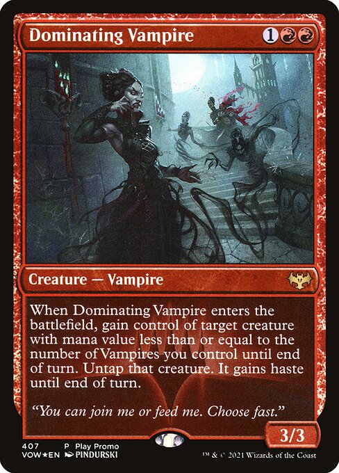 Dominating Vampire (407) [Innistrad: Crimson Vow]