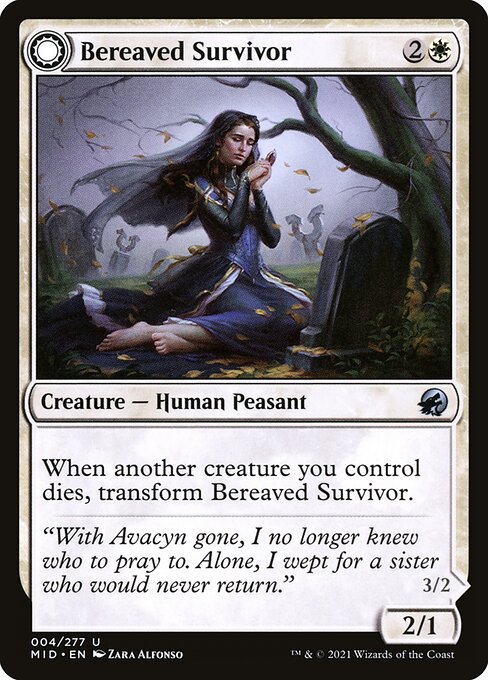 Bereaved Survivor // Dauntless Avenger (4) [Innistrad: Midnight Hunt]