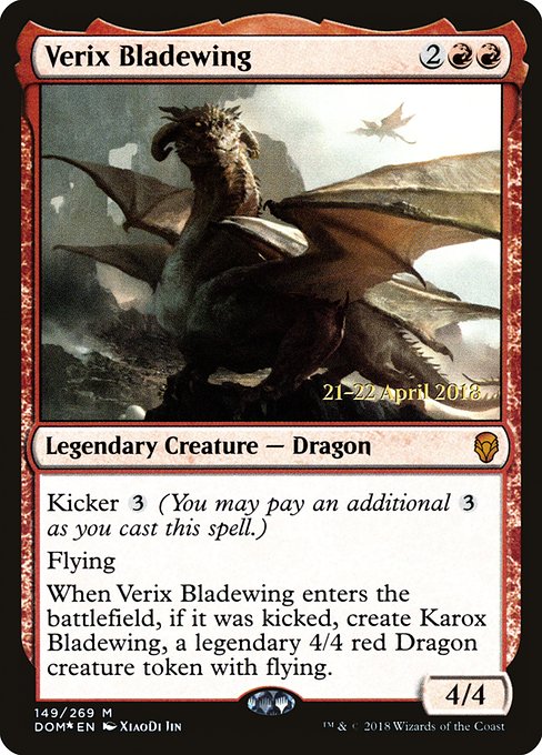 Verix Bladewing (149s) [Dominaria Promos]