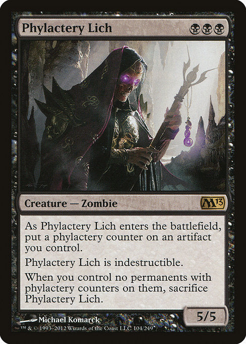 Phylactery Lich (104) [Magic 2013]