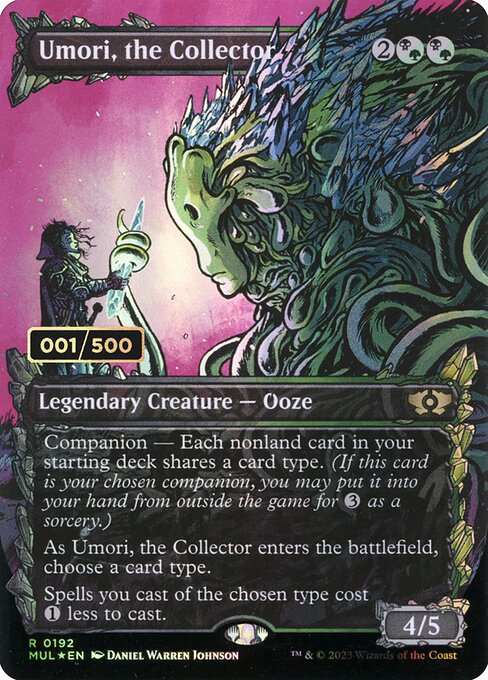 Umori, the Collector (192z) [Multiverse Legends] [Showcase, Borderless]