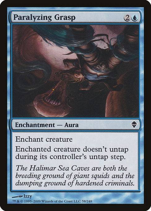 Paralyzing Grasp (58) [Zendikar]