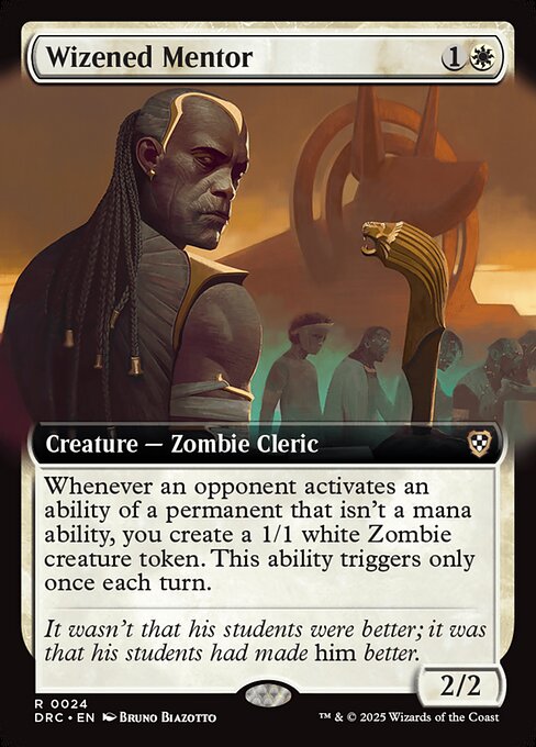 Wizened Mentor (24) [Aetherdrift Commander]