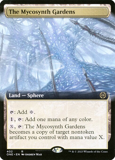 The Mycosynth Gardens (402) [Phyrexia: All Will Be One] [Extended Art]