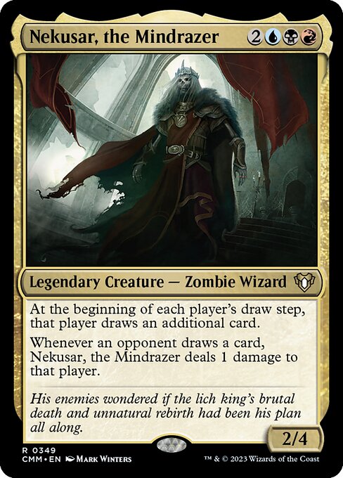 Nekusar, the Mindrazer (349) [Commander Masters]