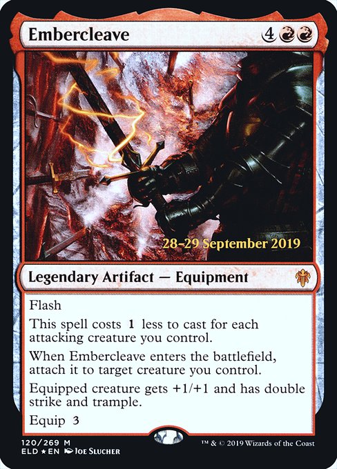 Embercleave (120s) [Throne of Eldraine Promos]