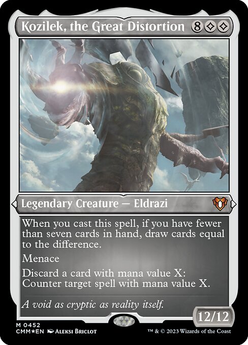 Kozilek, the Great Distortion (452) [Commander Masters]