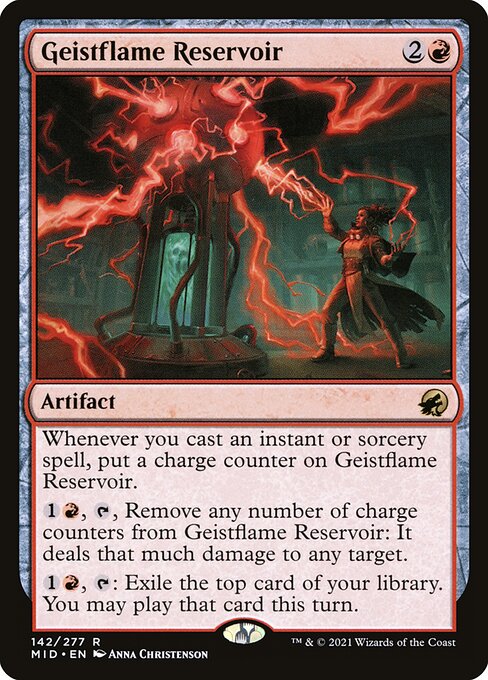 Geistflame Reservoir (142) [Innistrad: Midnight Hunt]
