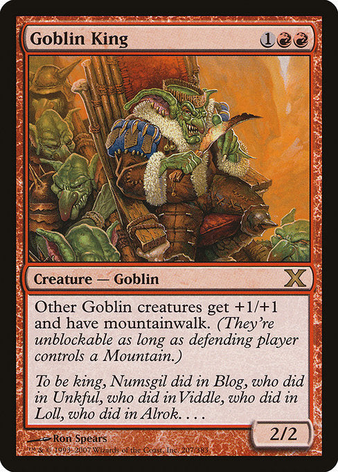 Goblin King (207) [Tenth Edition]