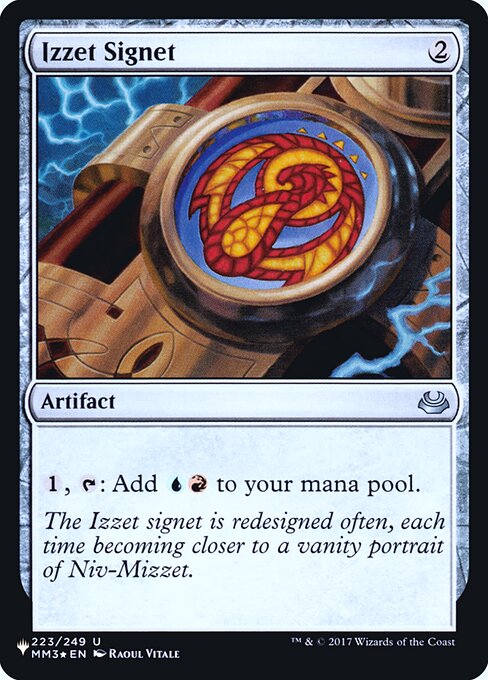 Izzet Signet (MM3-223) [The List]