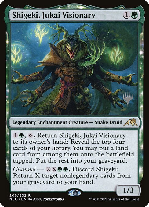 Shigeki, Jukai Visionary (206p) [Kamigawa: Neon Dynasty Promos]