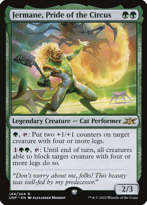 Jermane, Pride of the Circus (144) [Unfinity]