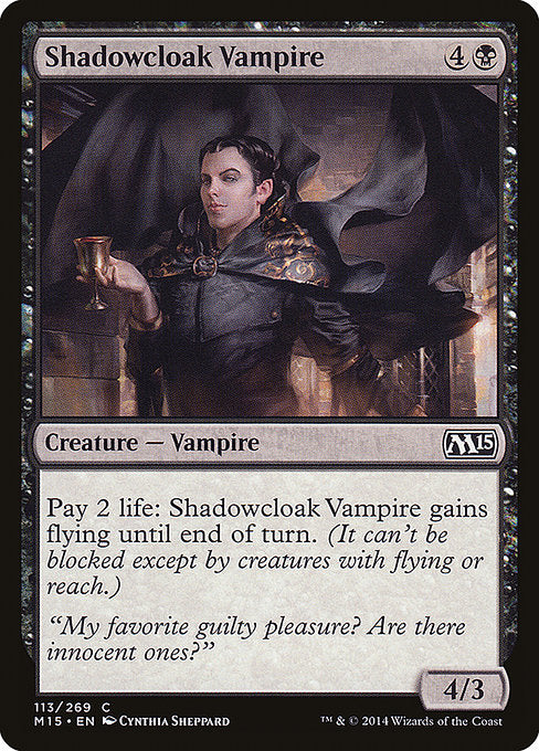 Shadowcloak Vampire (113) [Magic 2015]