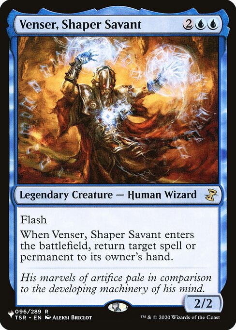 Venser, Shaper Savant (TSR-96) [The List]