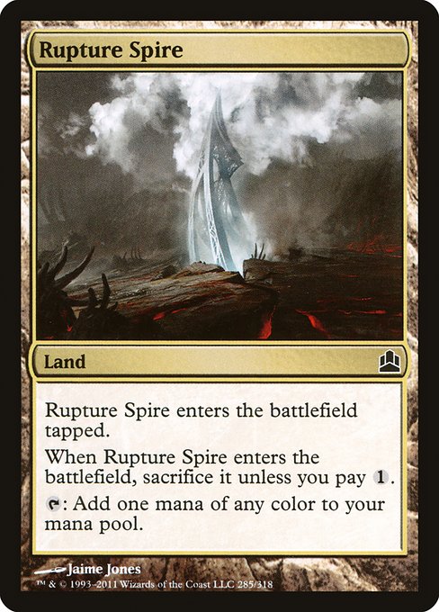 Rupture Spire (285) [Commander 2011]