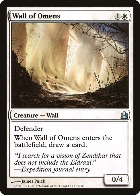 Wall of Omens (37) [Commander 2011]