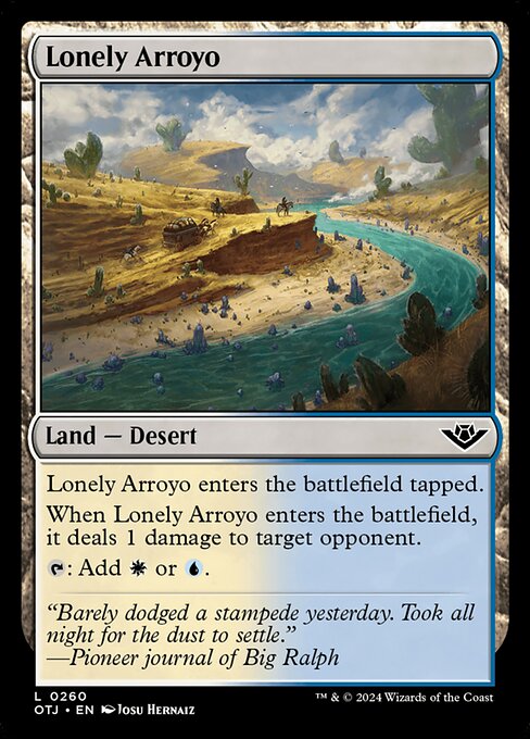Lonely Arroyo (260) [Outlaws of Thunder Junction]