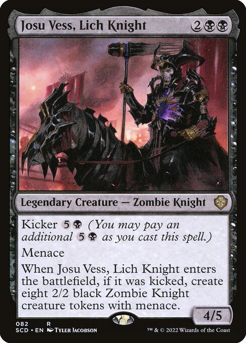 Josu Vess, Lich Knight (82) [Starter Commander Decks]