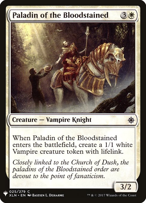 Paladin of the Bloodstained (XLN-25) [The List]