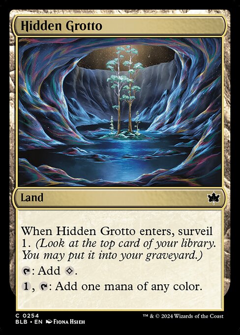 Hidden Grotto (254) [Bloomburrow]