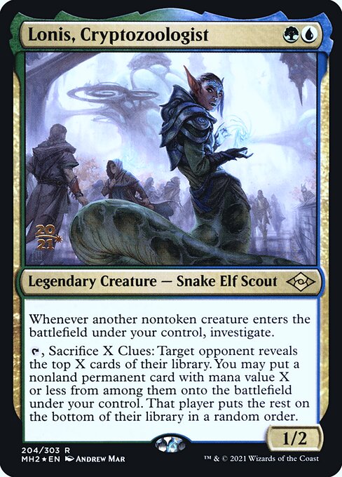 Lonis, Cryptozoologist (204s) [Modern Horizons 2 Promos]