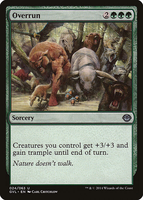 Overrun (24) [Duel Decks Anthology: Garruk vs. Liliana]