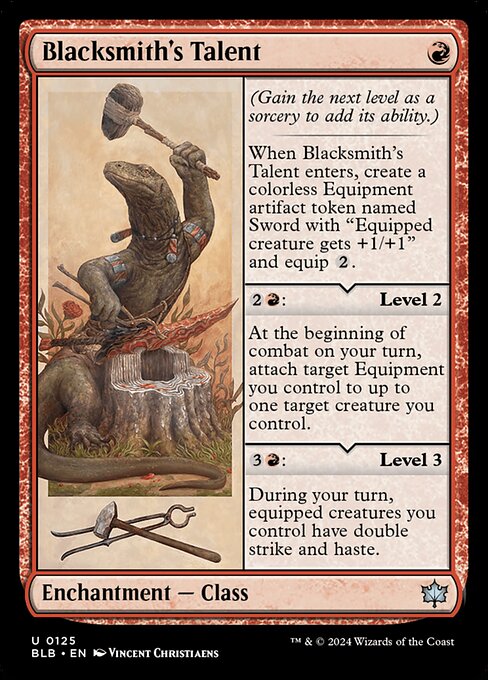 Blacksmith's Talent (125) [Bloomburrow]