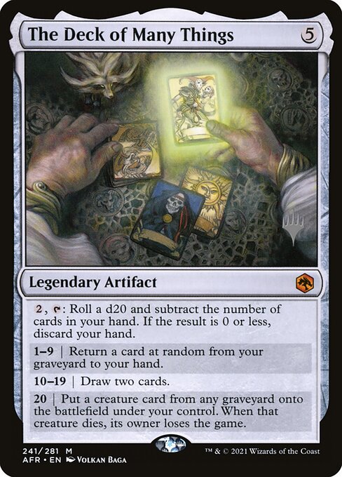 The Deck of Many Things (241p) [Adventures in the Forgotten Realms Promos]