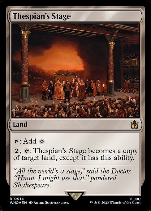 Thespian's Stage (914) [Doctor Who]