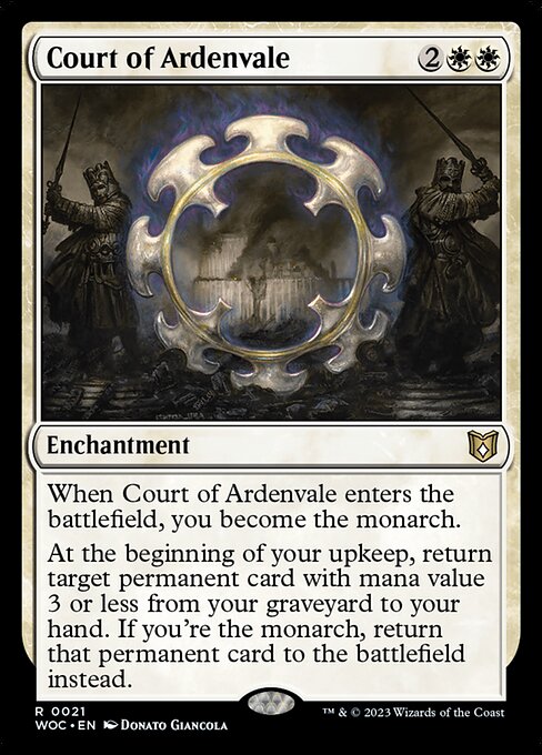 Court of Ardenvale (21) [Wilds of Eldraine Commander]