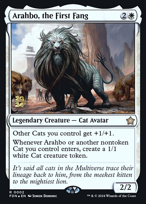 Arahbo, the First Fang (2s) [Foundations Promos]