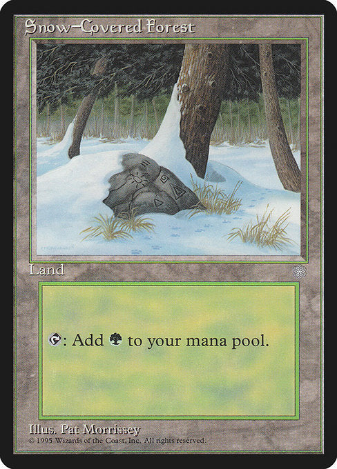 Snow-Covered Forest (383) [Ice Age]