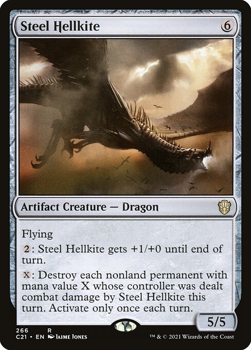 Steel Hellkite (266) [Commander 2021]