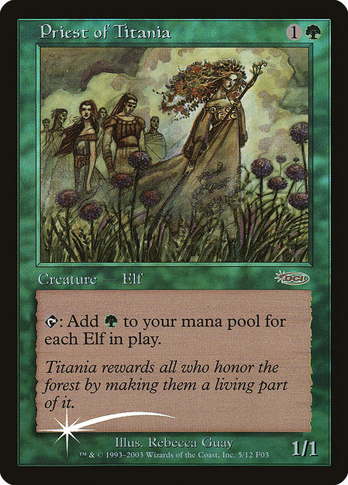 Priest of Titania (5) [Friday Night Magic 2003]
