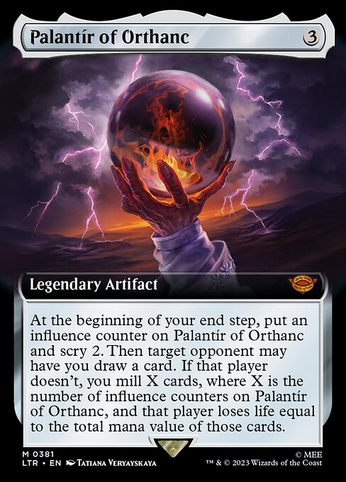 Palantír of Orthanc (381) [The Lord of the Rings: Tales of Middle-earth] [Extended Art]
