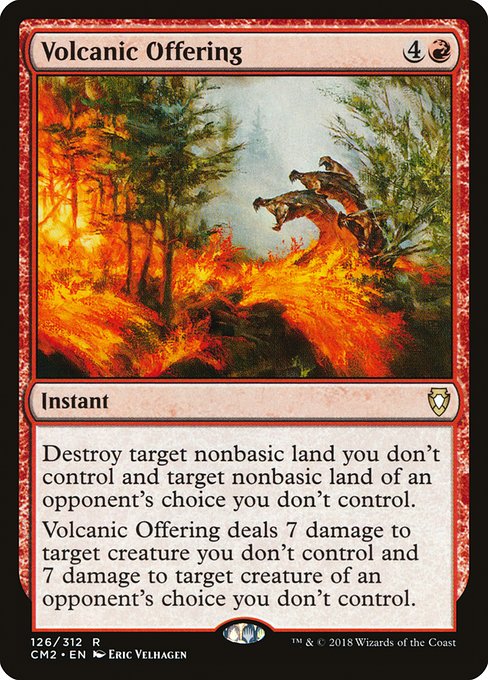 Volcanic Offering (126) [Commander Anthology Volume II]