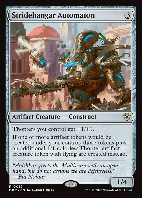 Stridehangar Automaton (19) [Aetherdrift Commander]