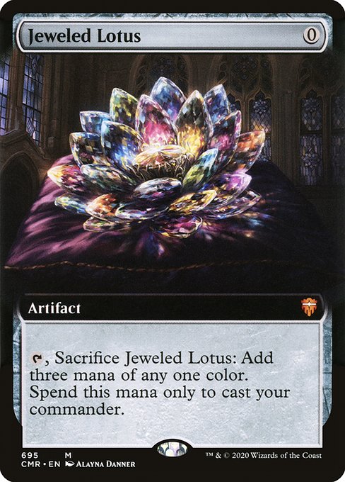 Jeweled Lotus (695) [Commander Legends] [Extended Art]