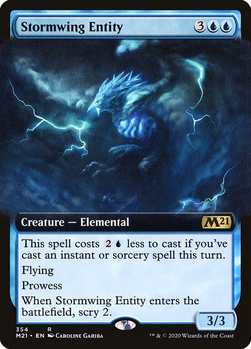 Stormwing Entity (354) [Core Set 2021] [Extended Art]