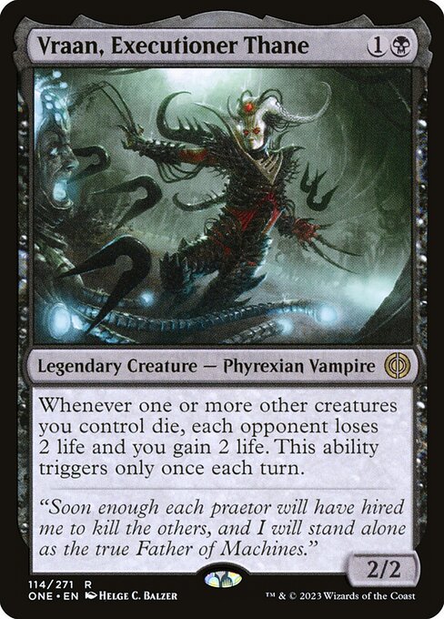 Vraan, Executioner Thane (114) [Phyrexia: All Will Be One]