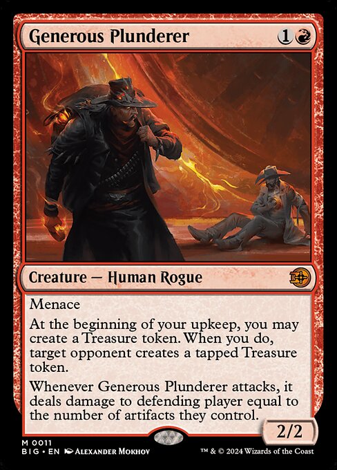 Generous Plunderer (11) [The Big Score]