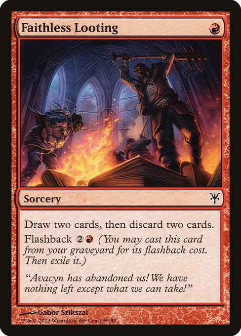 Faithless Looting (59) [Duel Decks: Sorin vs. Tibalt]